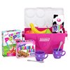Sophia's 18" Doll 8 pc. Beach Day Play Set with Hot Pink Towel and Bucket, Purple Shovel, Volleyball, 2 Ice Cream Cones, Ice Cream Holder, and Sunscreen Bottle