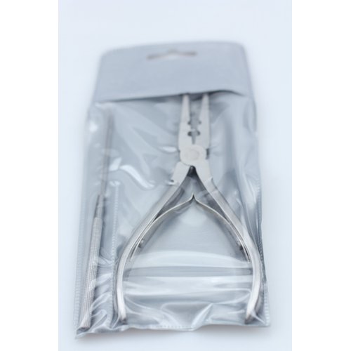 Attach Remover Pliers Clamp Tool for Micro Ring Link Tube Beads I Tip Stick Hair Extensions By Hair De Ville