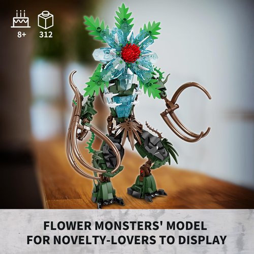KAZI Monster Building Toy Set,Buildable Plant Monsters Building Blocks for Adults Boys and Girls,Horror Sets for TV Fans,Home Decorations Party Favors,Play and Display Monster Model