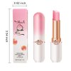 BINGBRUSH 2 Pcs Peach Color Changing Lipstick Queen,PH Mood Long Lasting Labiales Lip Gloss Lip Balm Tinted Magic Lip Stain Makeup Lipstick Set for Women