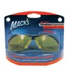 Mack's Shooters High Clarity Safety Glasses, Black Frame/Yellow Lens
