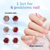 modelones Gel Top Coat, 15 ml 2024 Upgrade Super Shiny Gel Base and Top Coat Set, Soak Off Nail Lamp Acid Free No Wipe Clear Base Top Gel Nail Polish