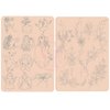1pc Premium Silicone Tattoo Training Pad Double Side Pre-Printed Pink Tiny Tattoo Practice Skin for Body Art Tattoo Training