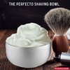 Stainless Steel Shaving Soap Bowl, Stainless Steel Shaving Mug, Shaving Cup, Mug for Shave Cream & Soap - Unbreakable Shaving Cup, Barbers Accessories For Your Wet Shaving Kit