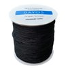 Black Nylon Braided Cord Extra Strong Multi-Use Thread 1.5mm x 175 Yards 160m Jewelry Making String Beading Shamballa Necklaces Bracelets Lift Shade Cord Window Blinds Arts Crafts Wind Chime Supplies