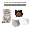 Skrtuan Cat Bowl Cat Food Bowls Non Slip Dog Dish Pet Food Bowls Shallow Water Bowl Cat Feeding Wide Bowls to Stress Relief of Whisker Fatigue Pet Bowl of Dogs Rabbits Puppy(Safe Food-Grade Material)
