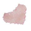 2Pcs Rose Quartz Eye Mask, Jadestone Eye Patch Reduce Facial Edema Relieve Eye Strain Heart Shaped Stone Eye Pad for Massage Facial Cooling Mask