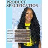 Human Braiding Hair 1 Bundle 50g 20 Inch Deep Water Wave Bulk Human Hair for Braiding No Weft 12A Brazilian Virgin Curly Human Hair Extensions for Boho Braids Wet and Wavy Human Hair Braiding Hair