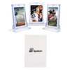3 Pack Magnetic Card Holders for Trading Cards Protector, 35 pt Baseball Card Protector, Acrylic Hard Cards Sleeves Case for Baseball Football Sports Game Card Storage and Display (Transparent Blue)