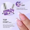 BTArtboxnails Nail Tips Builder Gel - Long Lasting 15ml Builder Gel with Portable Nail Lamp for French XCOATTIPS, 30+Days French Protection Duo Nail Extension Tool for Nail Art