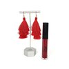 Zesh Red Satin Full Coverage Lipstick - Lightweight Liquid Lipstick, 8ml Made In Canada