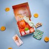 Sunny&Wise Orange Themed Gift Baskets for Women, Self Care Gifts for Women, Care Package for Women, Relaxing Gifts for Women, Gift Box for Women
