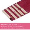 WENNALIFE Tape in Hair Extensions Human Hair Burgundy Red Tape in Extensions, 10pcs 30g 20 inch Remy Invisible Tape Ins Straight Colored Soft Real Human Hair Tape in Extensions Refill Set Extensions