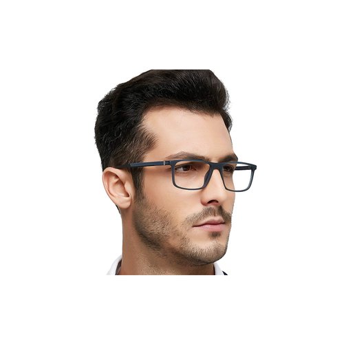OCCI CHIARI Anti Blue Light Glasses Black Men's Reader Classic 0 1.0 1.5 2.0 2.5 3.0 3.5 (Blue Grey, 2.0)