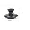 Windfulogo 2 Pcs Mushroom Shaped Massage Stones Natural Bian Stone Hot Rock for Spa Massage