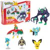 Pokemon Battle Ready Figure Set w/ 4.5" Deluxe Action Grimmsnarl, 6 Pieces - 2" Scarlet and Violet Character Figures - Officially Licensed - Christmas Stocking Stuffer Gift for Kids, Boys, Girls