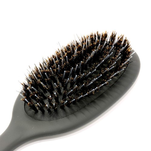 Flair Brush Medium Bristle/Nylon Boar Hair Brush with Soft Touch Handle