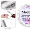 18 Gauge Silver Jewelry Wire with 4 in 1 Plier modacraft 65FT Christmas Ornaments Crafts Wire 1 MM Tarnish Resistant Copper​Beading Wire for Jewelry Making Supplies Indoor Christmas Decorations