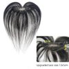 AYunhe Clip In Fetal Hair Bang Natural Human Hair Side Bangs Invisible Edge Replacement Fringe Forehead Hairline For Women Glueless Hair Extensions (Black, Lace 13x5 cm)