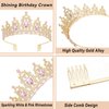 BAHABY Birthday Crown for Women It's My Birthday Sash & Rhinestone Tiara Set Princess Birthday Sash and Tiara for Women Birthday Decorations (Pink)