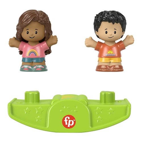Fisher-Price Little People Playground Figure Set - HHR47 ~ Includes 2 Little People Figures and 1 Teeter Totter