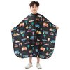 PERFEHAIR Kids Hair Cutting Cape, Cute Cars Pattern, Barber Haircut Cape Cover for Children, Baby, Toddler, Boys Salon Hair Cut Capes