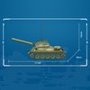 BDYDT T-34 Medium Tank Model Building Blocks Set（411PCS）-WW2 Military Historical Collection Model. Military Armoured Tank,Toys Gifts for Kid and Adult