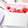 Happy Valentine’s Day Greeting Cards and Envelopes, Beautiful and Romantic Valentines Love Hearts Greetings for Husband, Wife, Boyfriend, Girlfriend | 4.25 x 5.5" | 25 per Pack