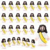 Bememo 25 Pcs Little Jesus Figures Original Design Mini Rubber Jesus Toys to Hide and Seek Religious Party Favors Sunday School Baptism Gifts(Yellow)