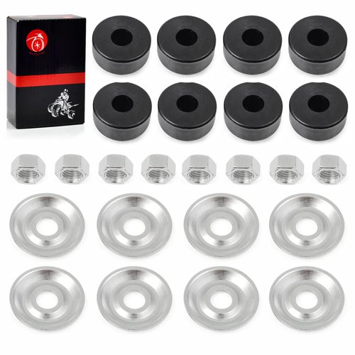 Shock Bushing Kit Front Rear Compatible With EZGO Golf Cart TXT Marathon DS Precedent 1982-Up