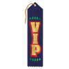 Beistle VIP Award Ribbons, 2 by 8-Inch, 6-Pack