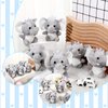 Wettarn 24 Pcs Mini Elephant Stuffed Animals 3.1 Inch Cute Elephant Plush Toys Baby Stuffed Elephant Toy for Baby Shower Boys Girls Elephant Themed Birthday Party Gifts Bedroom Living Room Decoration