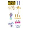 11th Birthday Temporary Tattoos (4 Pages) - 11th Birthday Party Supplies, Ideas, Gifts and Decorations