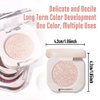 FeiCuiYun 2PC Single Color Glittler eye shadow, Monochrome Glittler Eyeshadow, light Shimmer eyeshadow, Glittler Pressed Powder Single Vegan Eyeshadow; Talc, Paraben & Cruelty Free, (09+11)