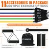 Resistance Band Set Workout Resistance Bands with Handles Stretch Bands for Exercise Bands Workout Bands Resistance Bands for Working Out Fitness Bands Work Out Bands Ligas para Hacer Ejercicio