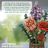 MindWare Bloomscapes Blossom Bouquet Wooden Flower Building Kit - Ages 8 and Up