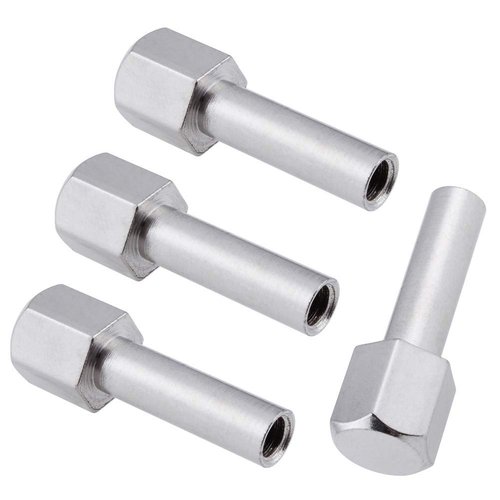 4-Pack HobbyPark RC Wheel Spacers 12mm Hex Drive Hubs Combiner Coupler Aluminum 25mm Offset Extension for 1/10 RC Crawler Car Parts (Red)