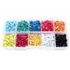 BESTCYC 1Box(500Pcs) 5mm Mini Brads 10Colors Metal Paper Fasteners Round Split Pins for Scrapbooking, Paper Crafts,Card Making and DIY Craft Projects