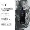pH Labs Deep Moisture Shampoo | Hydrating Shampoo for Dry, Damaged & Color-Treated Hair, Enriched with Kokum Butter & Rose Extract - 8.45 oz