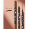 2PCS Microblading Eyebrow Pen Last All-Day Eyebrow Pencil 2-in-1 Magical Waterproof Eye Brow Pencils with 4-Fork-Tip & Precise Brush-Tip for Natural Hair Like Strokes (Light Brown)