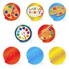 Kristin Paradise 30Ct Art Hanging Swirl Decorations, Sip n Paint Party Supplies, Little Painting Artist Birthday Theme Decor for Boy Girl Kids Baby Shower