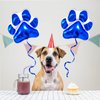 GLASNES Blue Dog Paw Print Balloons Dog Party Balloons Decorations 2Pcs Dog Paw Shaped Foil Balloons for Pets Party Kids Birthday Baby Shower Decorations