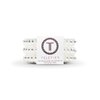 TELETIES - Spiral Hair Coils - Ponytail Holder Hair Ties for Women - Phone Cord Hair Ties - Strong Grip, No Rip, Water Resistant, No Crease Hair Tie Coils - 3 pack (Small, Crystal Clear)