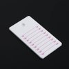 Acrylic Eyelash Extension Pallet, Grafting False Eyelash Organizer Extension Pad Lash Tray Adhesive Glue Palette Individual Holder (White B 4.72x2.75inch)