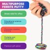 Slime Putty Party Favors, Cool Fidget Magnet Ferrite Putty, Magnetic Stones Eggs with Rattle Oval Magnet, Novelty EDC Toy Slime Putty & Science Kit Gift