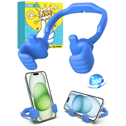 Thumbs Up Lazy Phone Stand Stocking Stuffers for Teens Boys Girls Women Adults Men Gifts for Christmas: Cell Phone Stand Holder for Desk Hand Funny Cool Gadgets Gifts Teenage Boys Girl Dad Husband Him