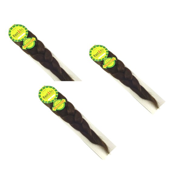 Rasta Fri Braids ( Pack of 3 ) #8 / Ash Brown
