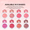 MAEPEOR Matte Face Blush 8 Colors Lightweight Natural Look Face Blush Long-Lasting and Highly Pigmented Powder Blush for Cheeks (Color 04)
