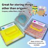 Someie｜Origami Paper｜Origami kit｜Craft｜6 Inch Origami Paper Storage Container ｜double sided Japanese pattern sheets 4pattern×9sheet each total 36 sheets (double sided Japanese pattern)
