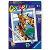 Ravensburger Cute Giraffes Paint by Numbers Kit for Kids - 23615 - Painting Arts and Crafts for Ages 7 and Up